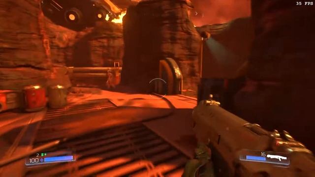 ASUS TUF FX505DY RX 560X DOOM 2016 gameplay смотреть онлайн