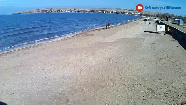 Пляж в Щёлкино, 11.11.2016 - Time-lapse с камеры 5