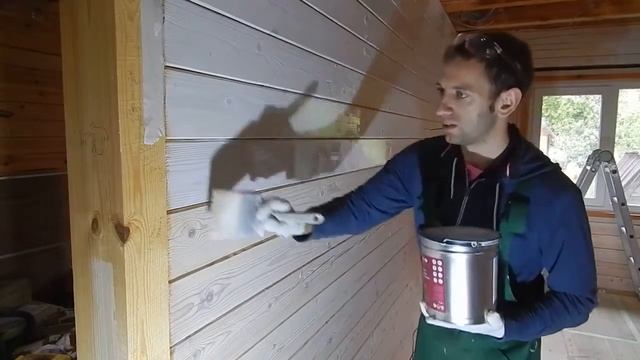 BIOFA. Покраска стен маслом.