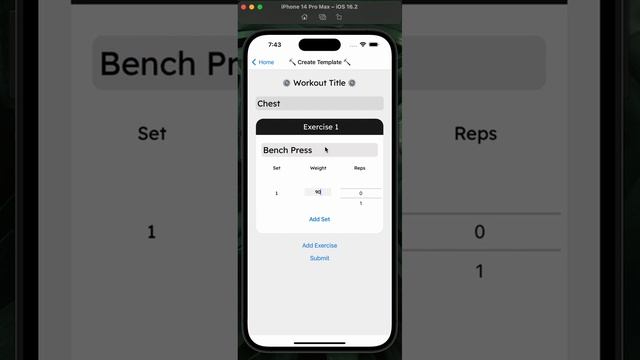 Workout Tracker 1 week progress - React Native/ Firebase App - Laith Alayassa смотреть онлайн