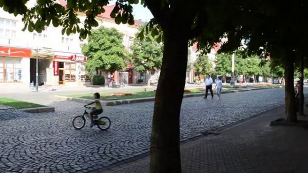 Мукачево. Закарпатье. Обзор центра города.