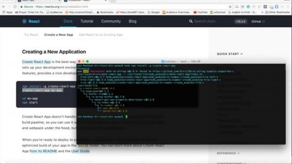 React JS installation / React JS  setup /React JS Tutorials 1.