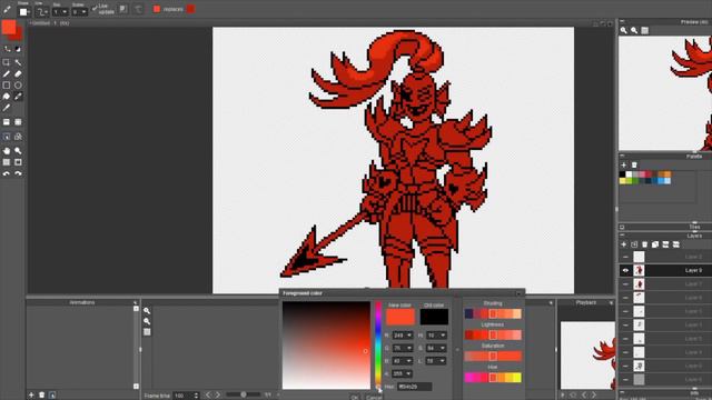 Speed Pixel - Undyne the Undying (Undertale) смотреть онлайн