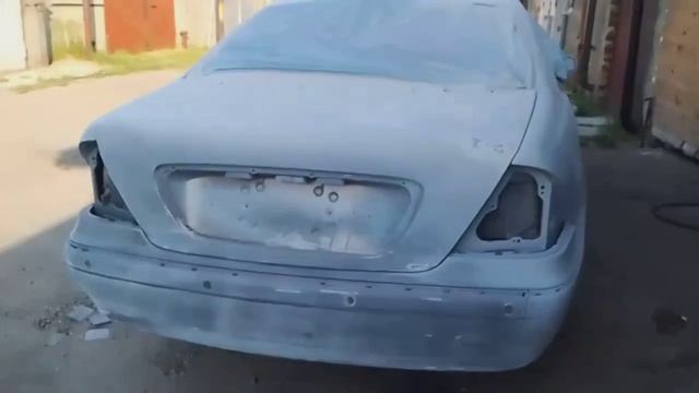 Mercedes Benz w220, подготовка к перевоплощению смотреть онлайн