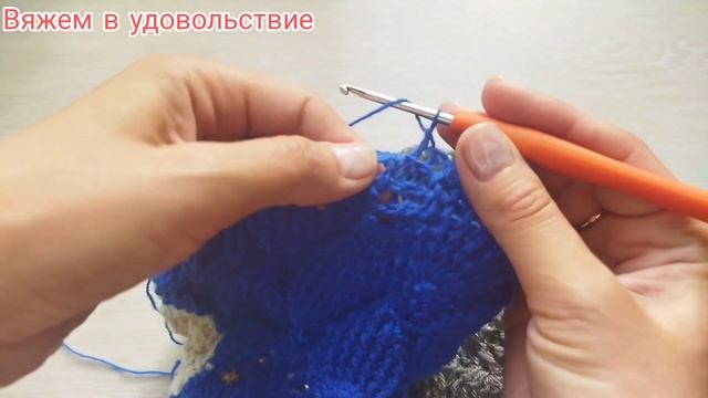 МК кардиган крючком "Инжир" Часть 3 Рукава смотреть онлайн