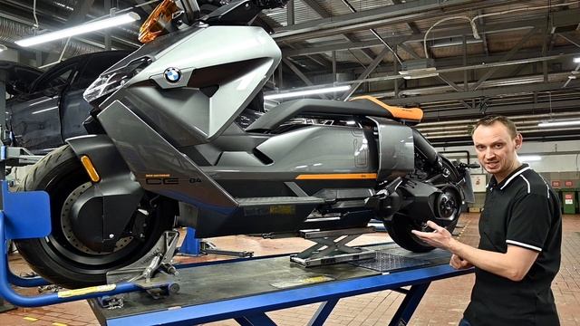 BMW CE 04 Maintenance / Обслуживание смотреть онлайн