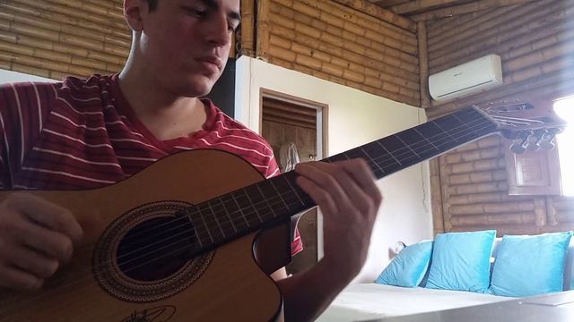 Follow the Signs Solo Cover on Acoustic Guitar (actual speed) + HDB song + random ideas смотреть онлайн