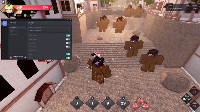 Roblox Anime Dimensions Simulator GUI Script | Auto Farm