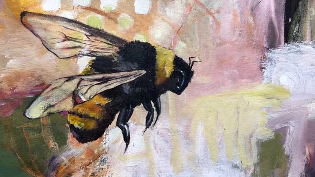 Abstract painting demonstration | Time Lapse - Dafni Milan смотреть онлайн
