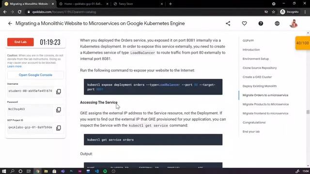 Migrating a Monolithic Website to Microservices on Google Kubernetes Engine | Qwiklabs GSP699 | GCP смотреть онлайн