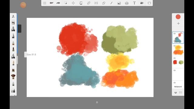 How to draw watercolor vector | grapich | autodesk sketchbook смотреть онлайн
