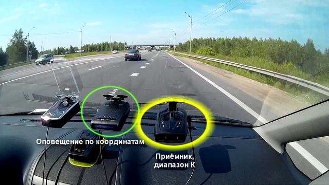 Тест радар-детекторов: обнаружение MultaRadar SD 580 (скворечник, робот) смотреть онлайн