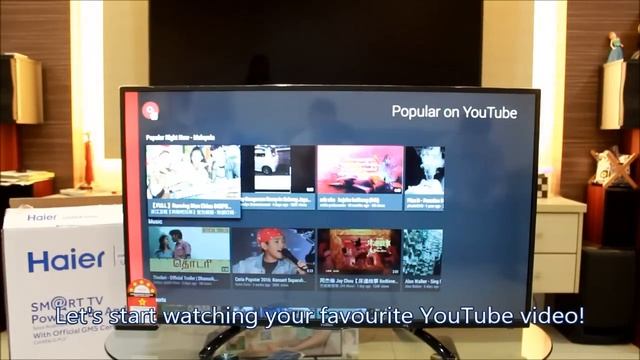 Haier U5000 Smart TV Unboxing Video смотреть онлайн