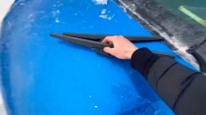 Зимние дворники от фирмы Alca на Logan 2.