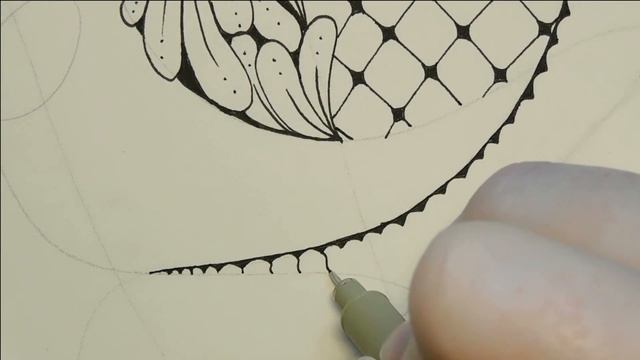 More Easy Zentangle Patterns for Beginners - Inktober Day 11 смотреть онлайн