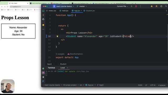 React Basics - Props Project (Hebrew) смотреть онлайн