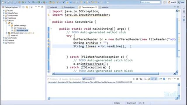 Curso de Java - Lección 9: Leer de un archivo (BufferedReader) смотреть онлайн