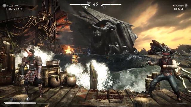 Mortal Kombat X - Kung Lao Vs Kenshi (Very Hard) смотреть онлайн