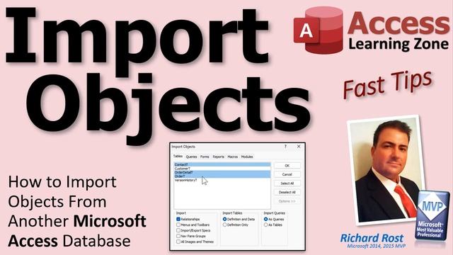 How to Import Objects From Another Microsoft Access Database смотреть онлайн