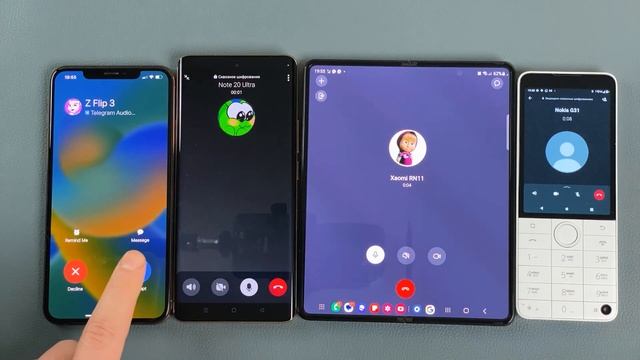 Realme 11 Pro + Xiaomi Qin + Z Fold 4 + iPhone XS TamTam + Telegram + Viber + WhatsApp + Conferenc смотреть онлайн