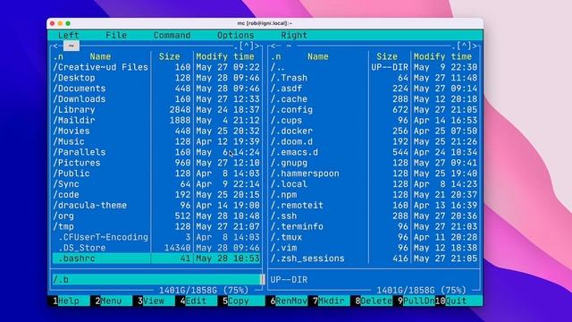 My FAVORITE File Manager - Complete Midnight Commander Tutorial смотреть онлайн