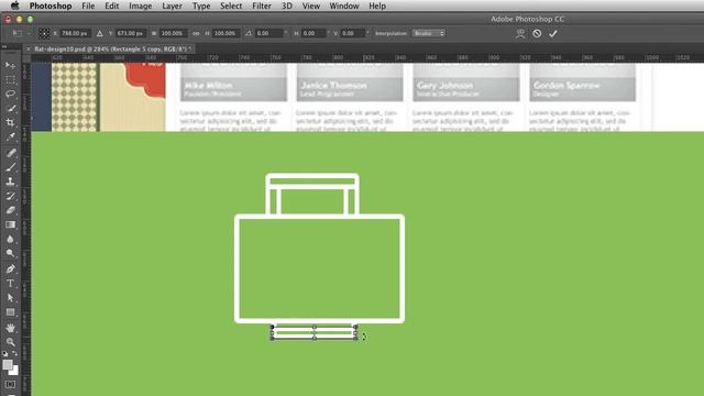 Плоский дизайн при разработке макетов сайта в Photoshop. Урок 15 смотреть онлайн