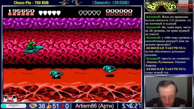 Battletoads / БЕЗ СМЕРТИ (ТРЕНИРОВКА 2); ПРОХОЖДЕНИЕ (100%), БЕЗ ВАРПОВ, БАГОВ и ТУРБО #nodeathmani смотреть онлайн