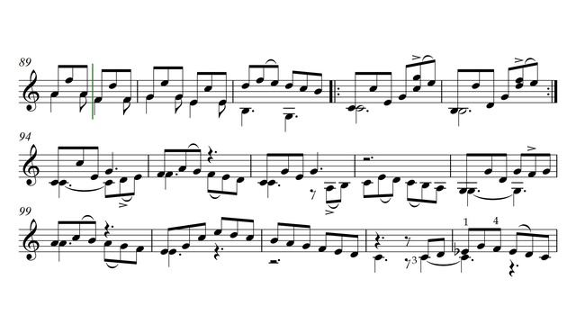 Марио Эскудеро. "Раскаты фламенко". Сапатеадо. Видео партитуры