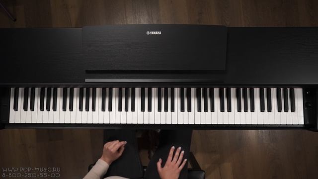 Цифровое пианино Yamaha YDP-105B Arius (трехпедальный блок и банкетка в комплекте) смотреть онлайн