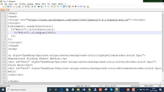 jQuery Sliding Effects-slideDown(), slideUp(), slideToggle()With Example смотреть онлайн