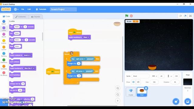 #how to #use # how to make Star Catching Game in scratch - Part 2 #games in Scratch смотреть онлайн