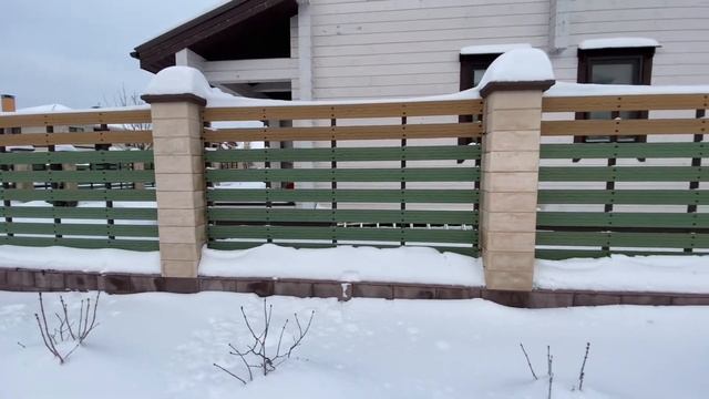 Горизонтальный забор из дпк смотреть онлайн