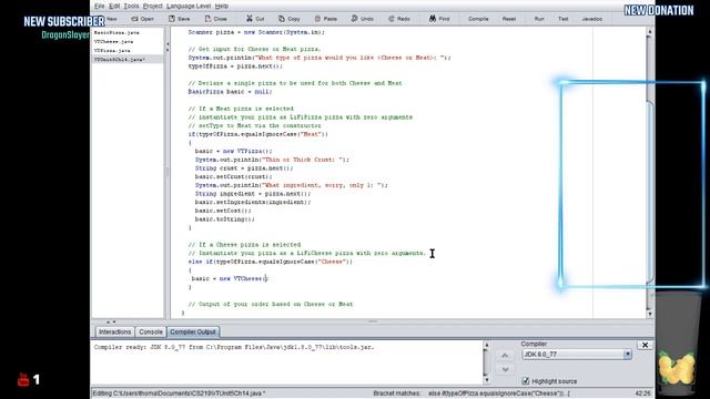 Java Programming Stream: Ordering a pizza смотреть онлайн