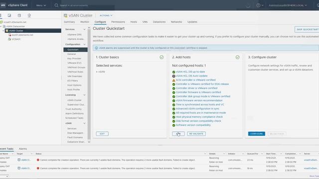 Configure VMware vSAN Step-by-Step смотреть онлайн