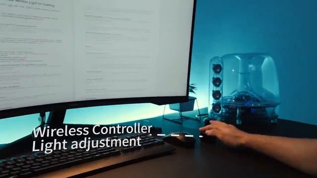 Lymax Curved Screenbar Monitor Light With RGB