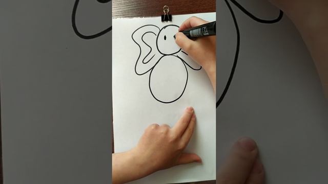 Малюємо слона швидко і легко смотреть онлайн