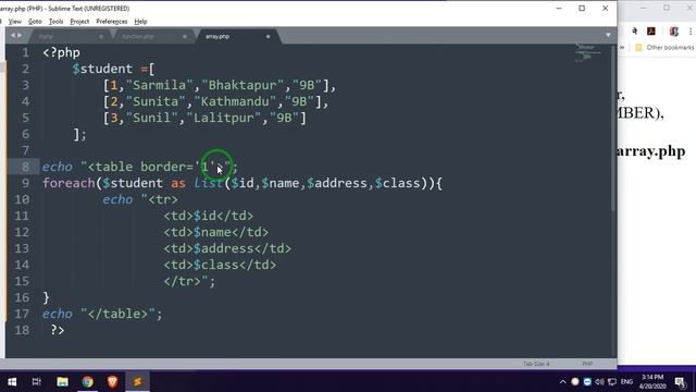 PHP FOREACH LOOP WITH LIST смотреть онлайн