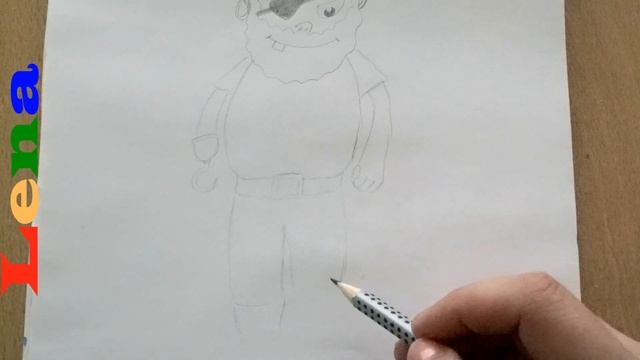Pirat zeichnen ? - How to draw a Pirate - как нарисовать пирата смотреть онлайн