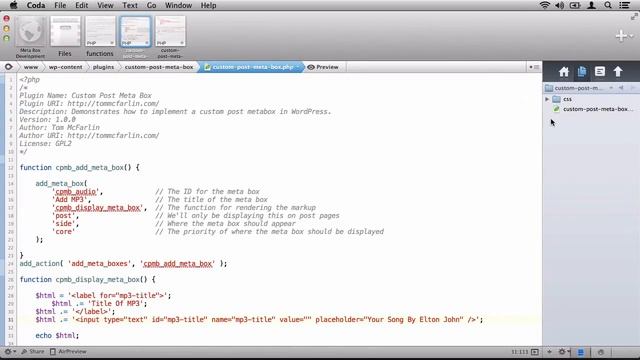Working With Meta Boxes In WordPress Part 7 смотреть онлайн