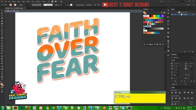 Custom Typography T-Shirt Design Tutorial | Vintage Typography | T-Shirt Design In Illustrator смотреть онлайн