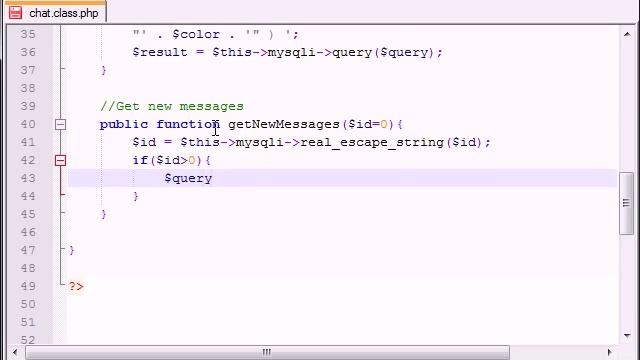 AJAX Chat Tutorial - 8 - Getting New Messages смотреть онлайн