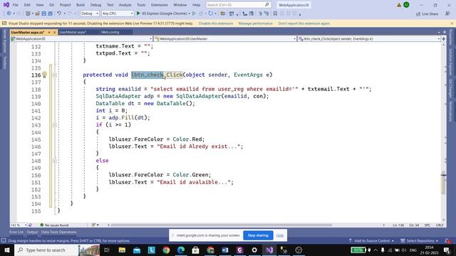 Ajax control in asp.net C# | Verifying Email id from database смотреть онлайн