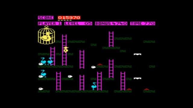 Chuckie Egg- A game review for the Amstrad CPC смотреть онлайн