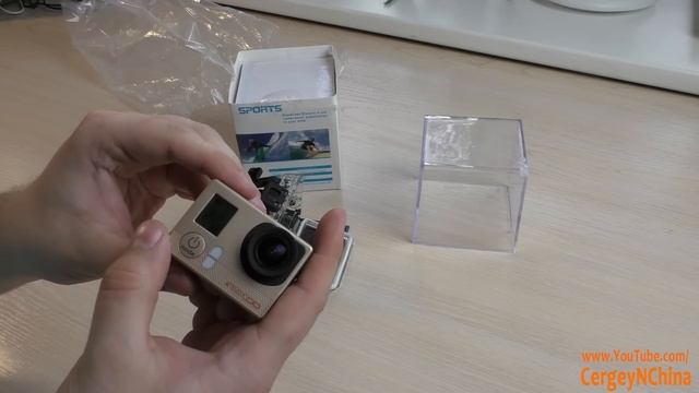 Посылка из Китая экшн камера KEECOO. смотреть онлайн