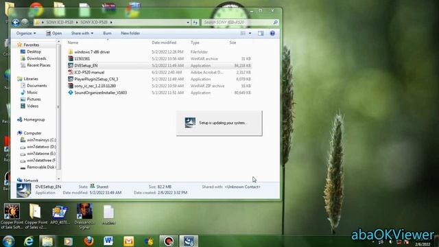 Sony ICD-P520 Windows Driver Installation.