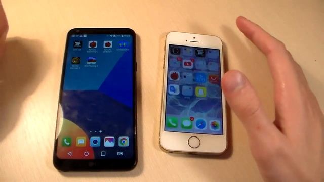 Сравнение: LG Q6a vs iPhone 5S смотреть онлайн