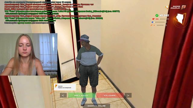 Учу ДЕВУШКУ ИГРАТЬ на Radmir Rp Crmp! *это шок...* смотреть онлайн