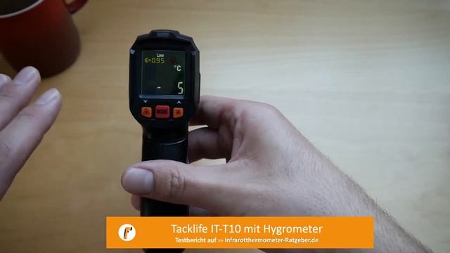 Infrarot Thermometer mit Hygrometer | Tacklife IT-T10 смотреть онлайн