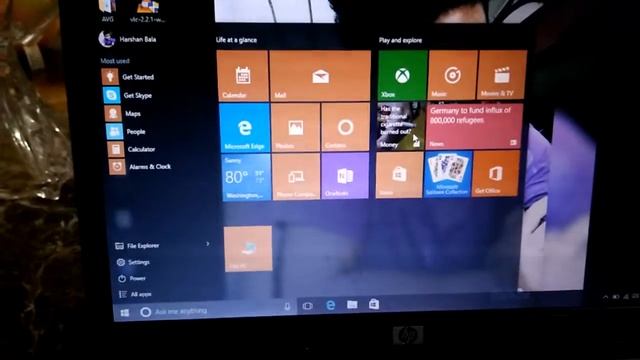 HP 251op running in Windows 10 смотреть онлайн