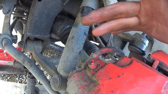 Ремонт тормозной системы, замена передних тормозных колодок и суппортов Мерседес ML W163